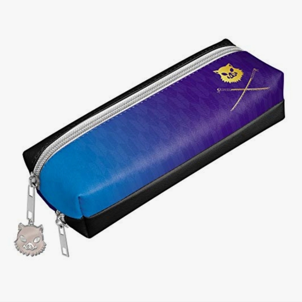 Demon Slayer Ienosuke Faux Leather Pen Case Pencil Pouch